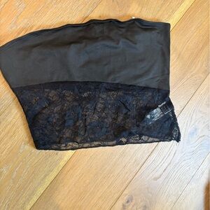 SHEIN Black Lace Bandeau